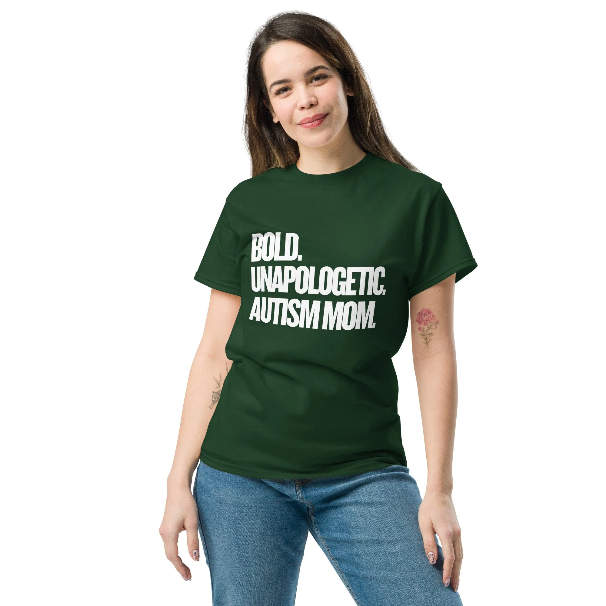 unisex-classic-tee-forest-green-front-6a56a6bce98b6.jpg