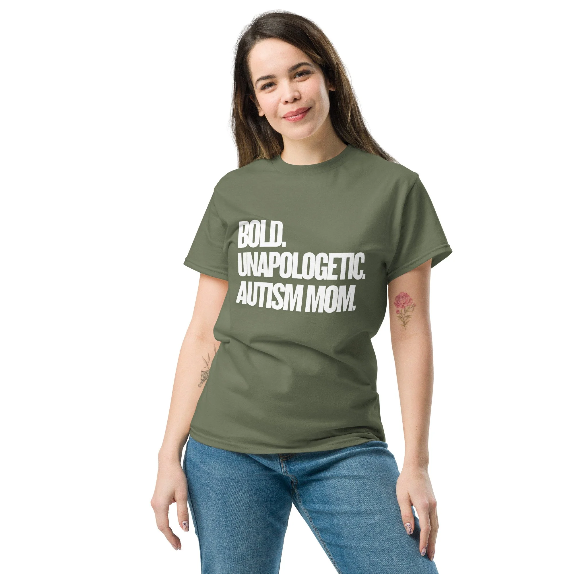 unisex-classic-tee-military-green-front-6a56a6bd1b032.jpg