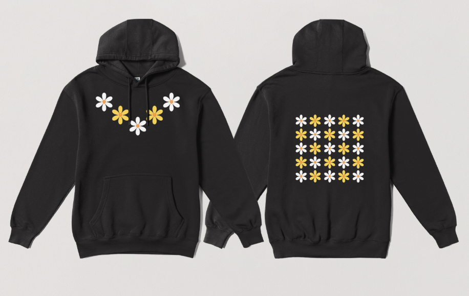 Yellow Flower Series Hoodie