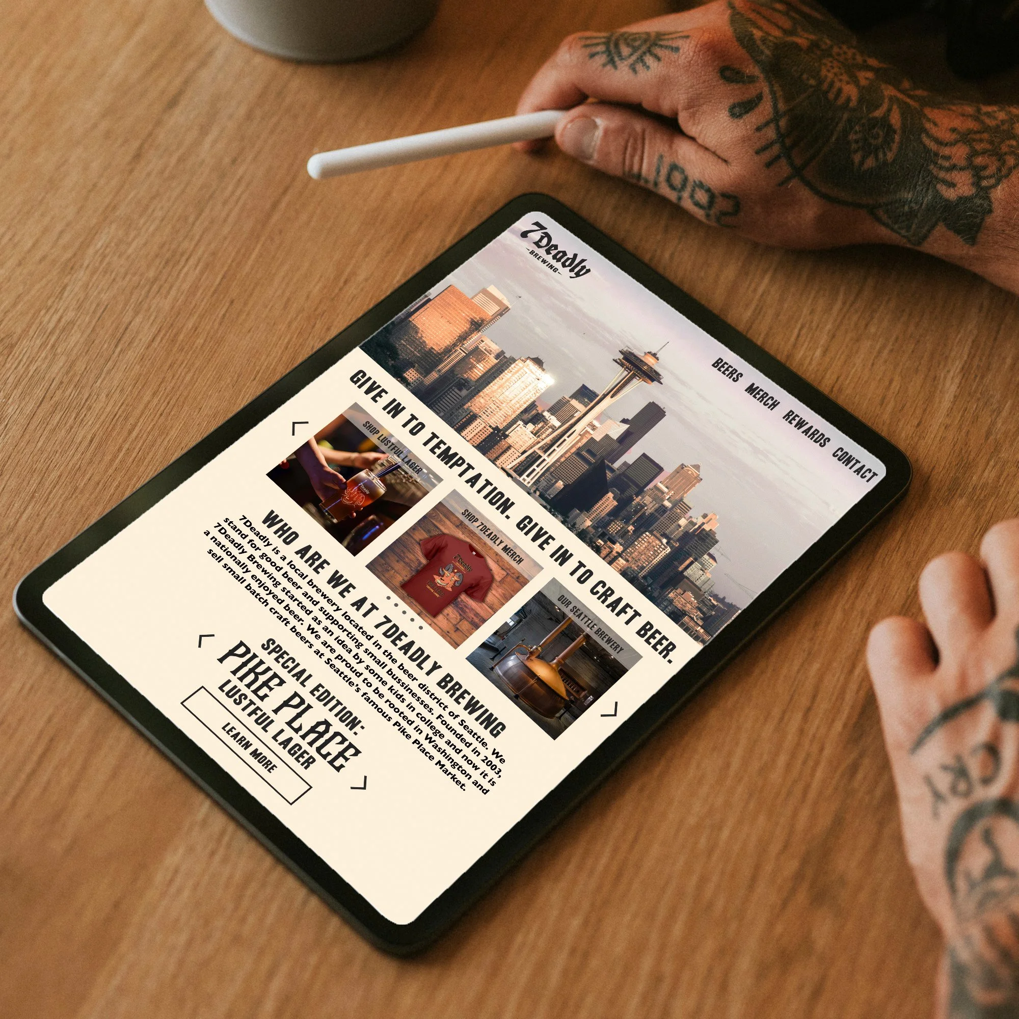 7Deadly Website (Tablet)