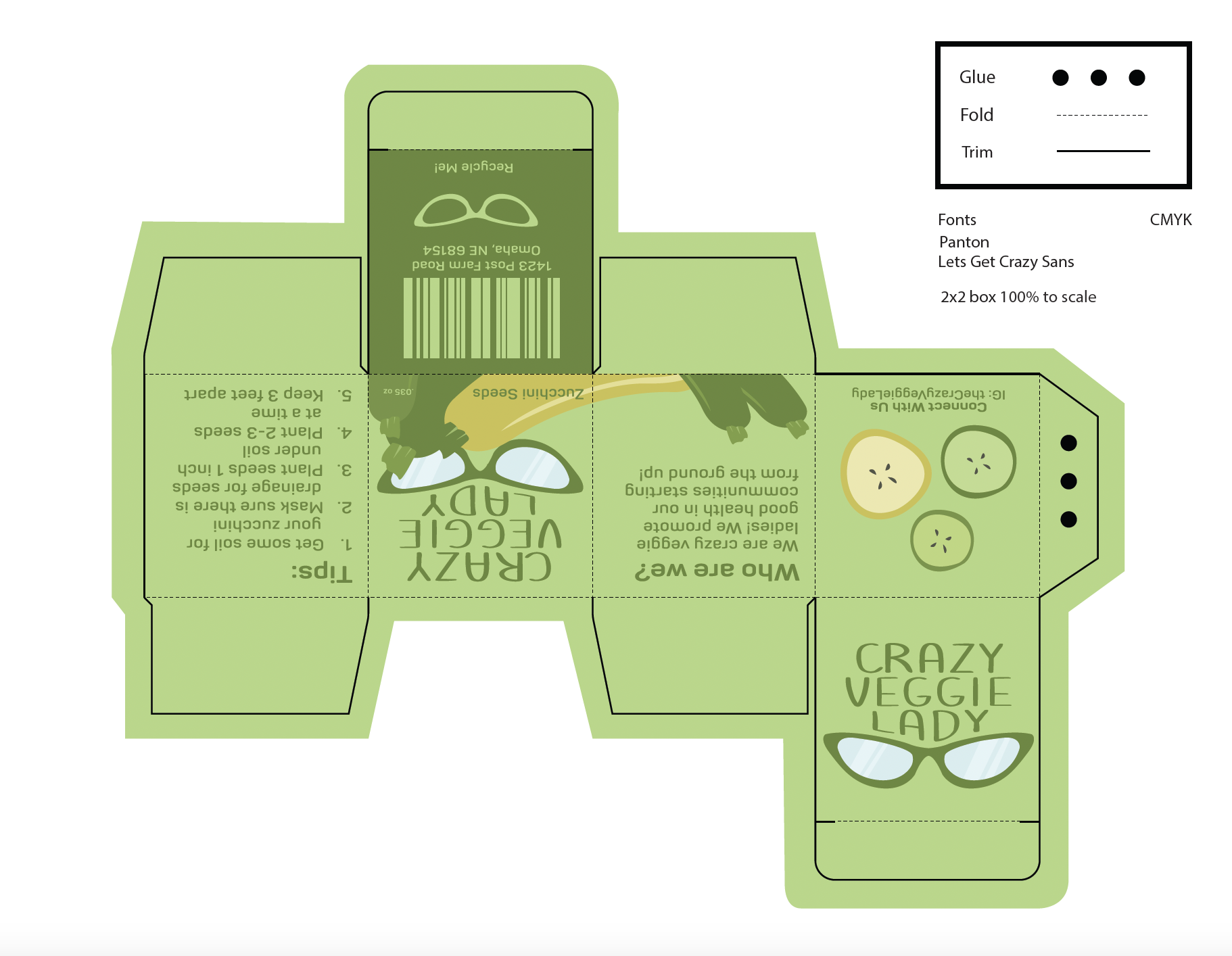 Zucchini Seeds Format for Print
