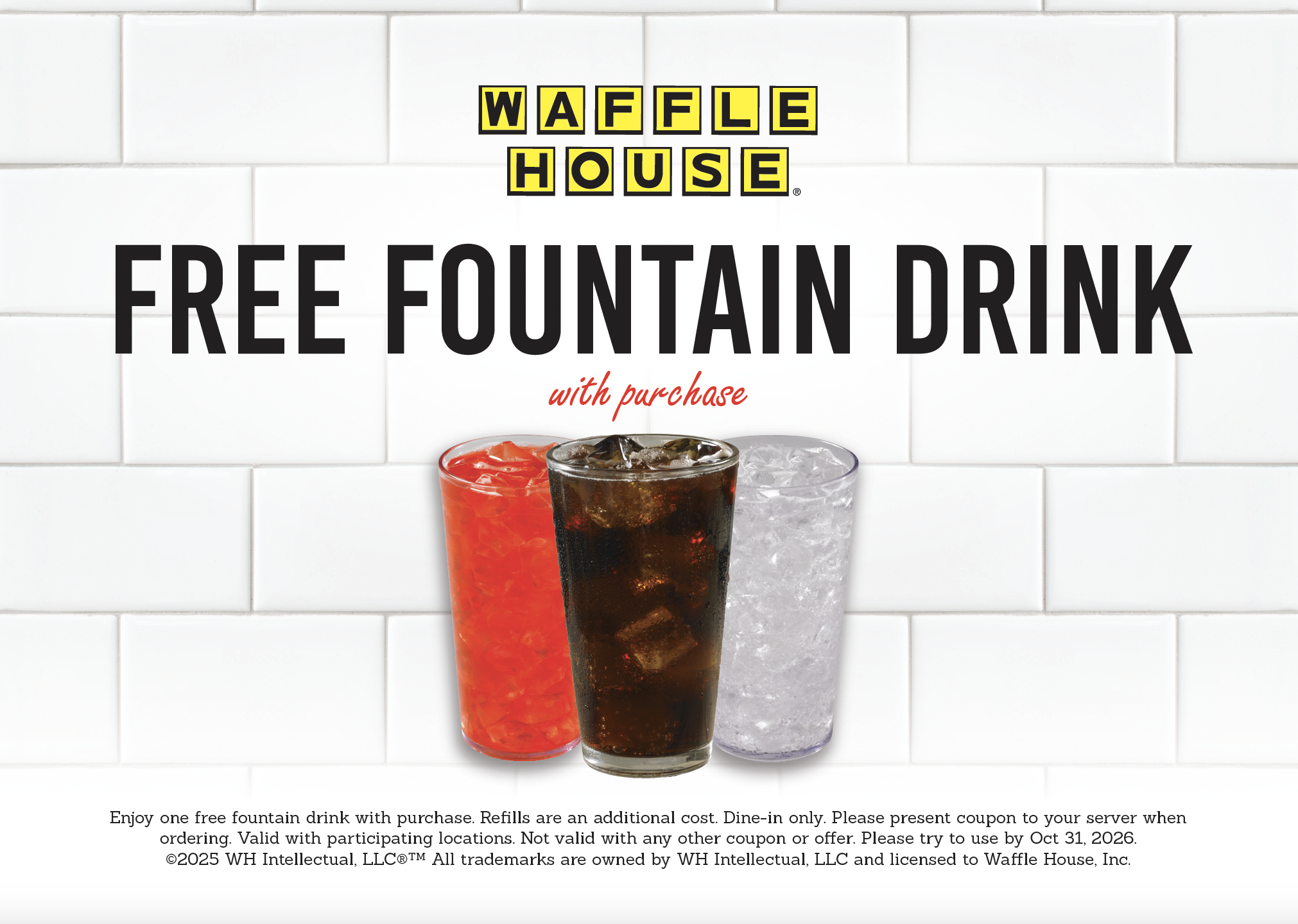Free Fountain Drink Coupon
