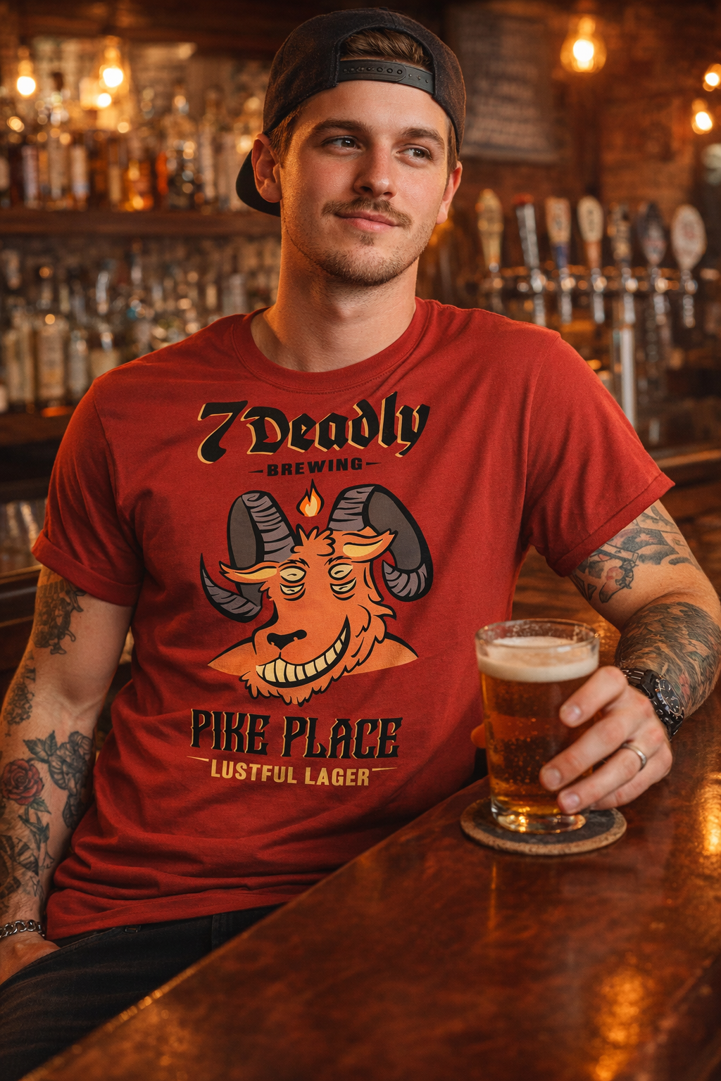 7Deadly Brewing Shirt:

I personally adore shirts from iconic brands so I created one. I have a one of one, physical 7Deadly Brewing shirt!
