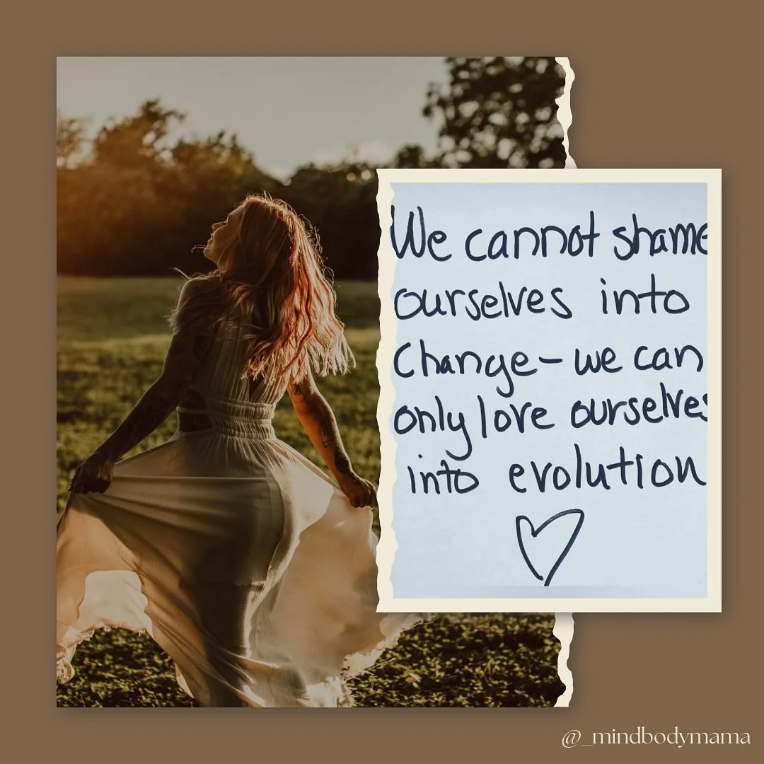 ✨When we approach ourselves with love instead of judgment, we align with the flow of our spirit and the wisdom of our body. Shame creates resistance, but compassion invites healing. Just like nature evolves without force, we too can gently guide ours