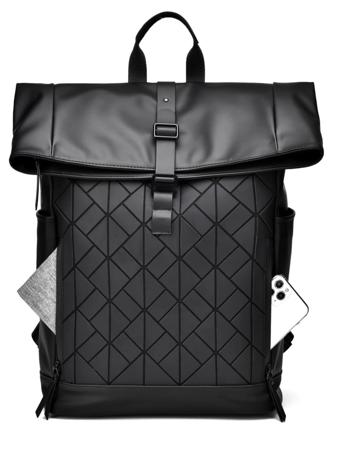 backpack, roll top backpack, anti-theft backpack, water-resistant backpack, laptop backpack, travel backpack, school backpack, multifunctional backpack, durable backpack, ergonomic backpack