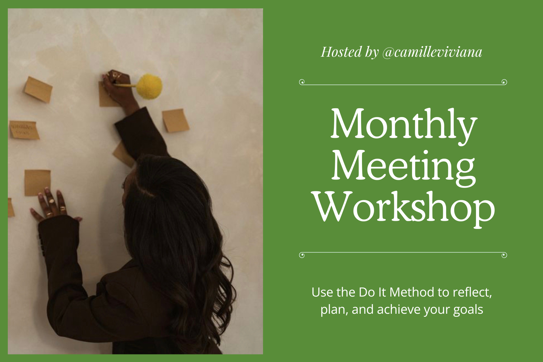 Monthly Meeting Virtual Workshop