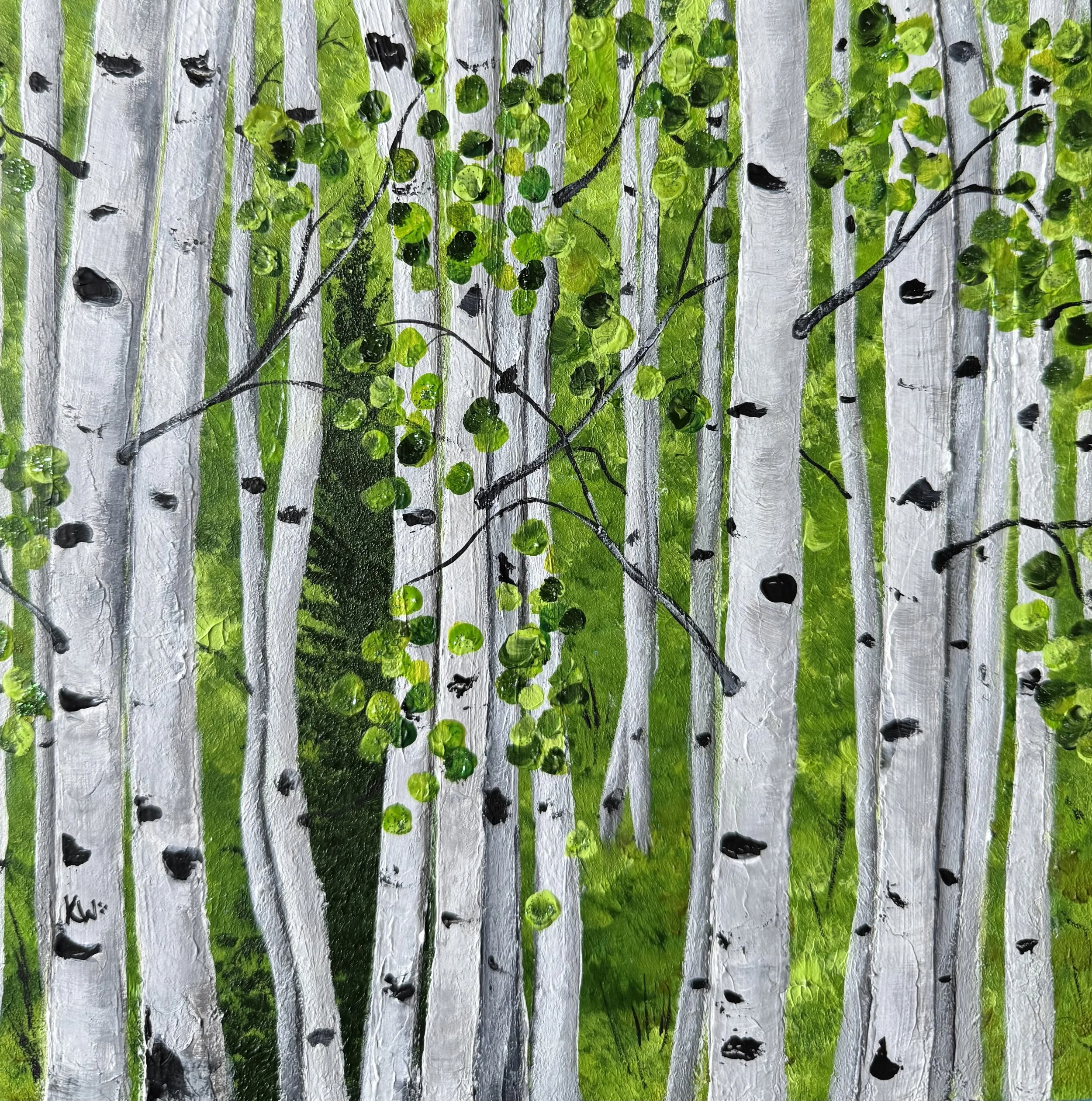 "Spring Fling" - 8" x 8"