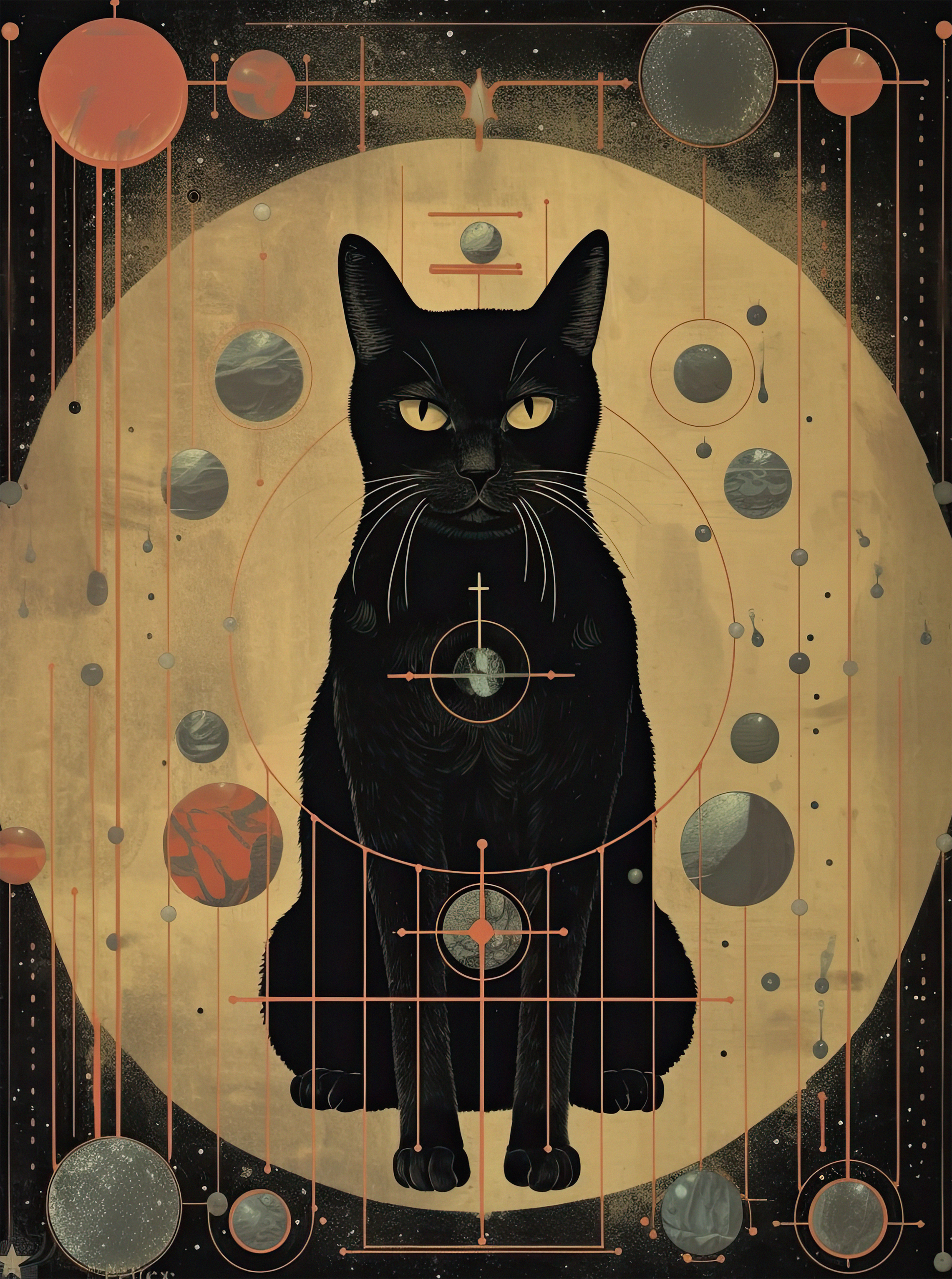 Esoteric Cat Print