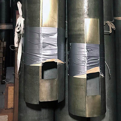 Improvised fixes were necessary to keep the organ operating as it began to deteriorate.