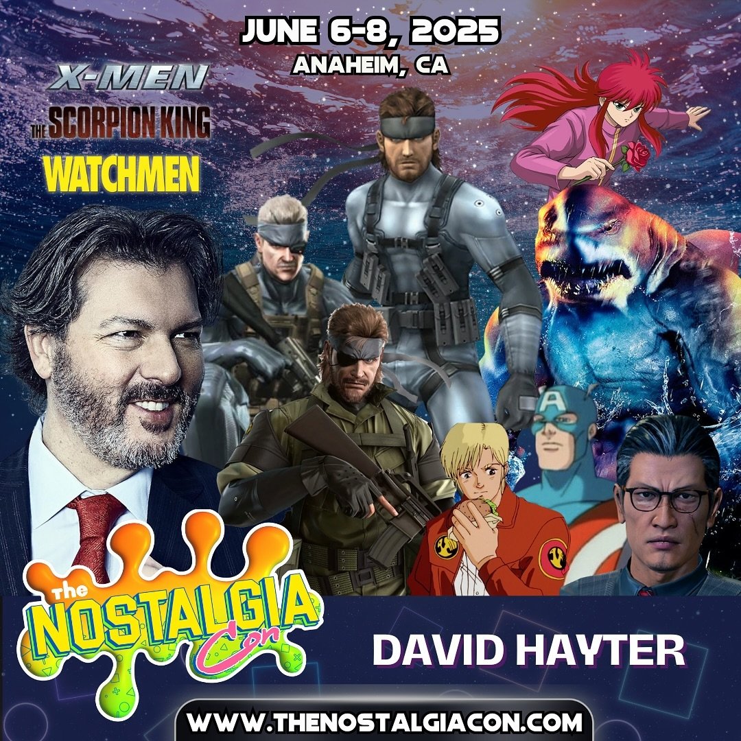 Metal Gear Solid superstar David Hayter is headed to Anaheim! Solid Snake is one of the largest characters in video game history and was absolutely loved in Houston. His first Funko is right around the corner and we can&rsquo;t wait! David has consid