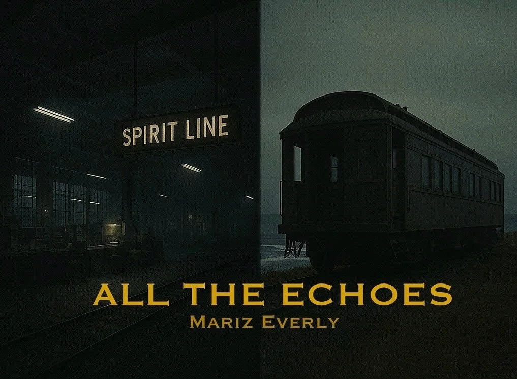 Another glimpse into the world we&rsquo;re building, layered in mystery, drenched in nostalgia. 

ALL THE ECHOES coming soon. 

#marizeverly #alltheechoes #amazonkdp #author #paranormalbooks #fiction #booklovers