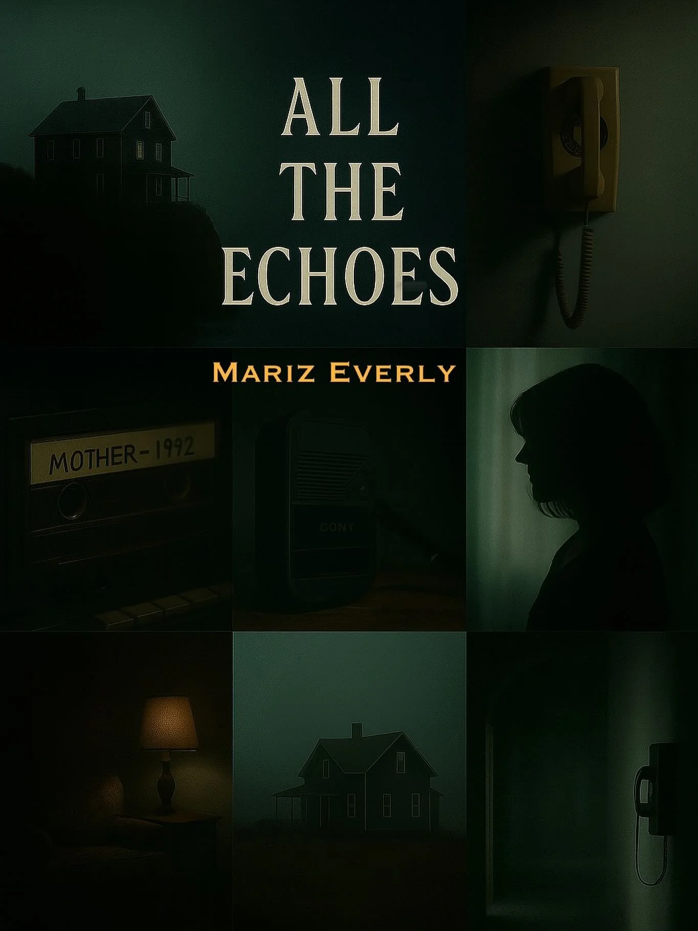 Another haunting creation in the making&hellip; 
90s nights. Faded signals. Restless spirits. 
ALL THE ECHOES by Mariz Everly. 
Coming 🔜 

*mood board not the official book cover. 

#marizeverly #moonlitever #alltheechoes #amazonkdp #kdp 
#booklover