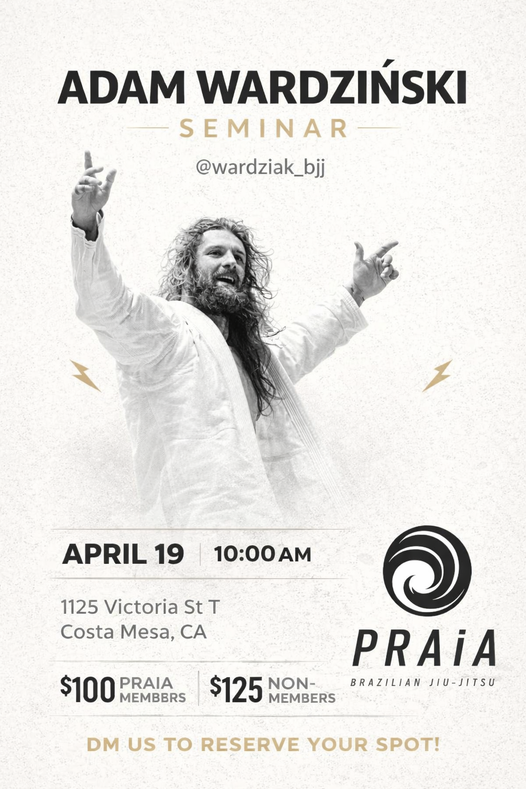 ADAM WARDZINSKI SEMINAR