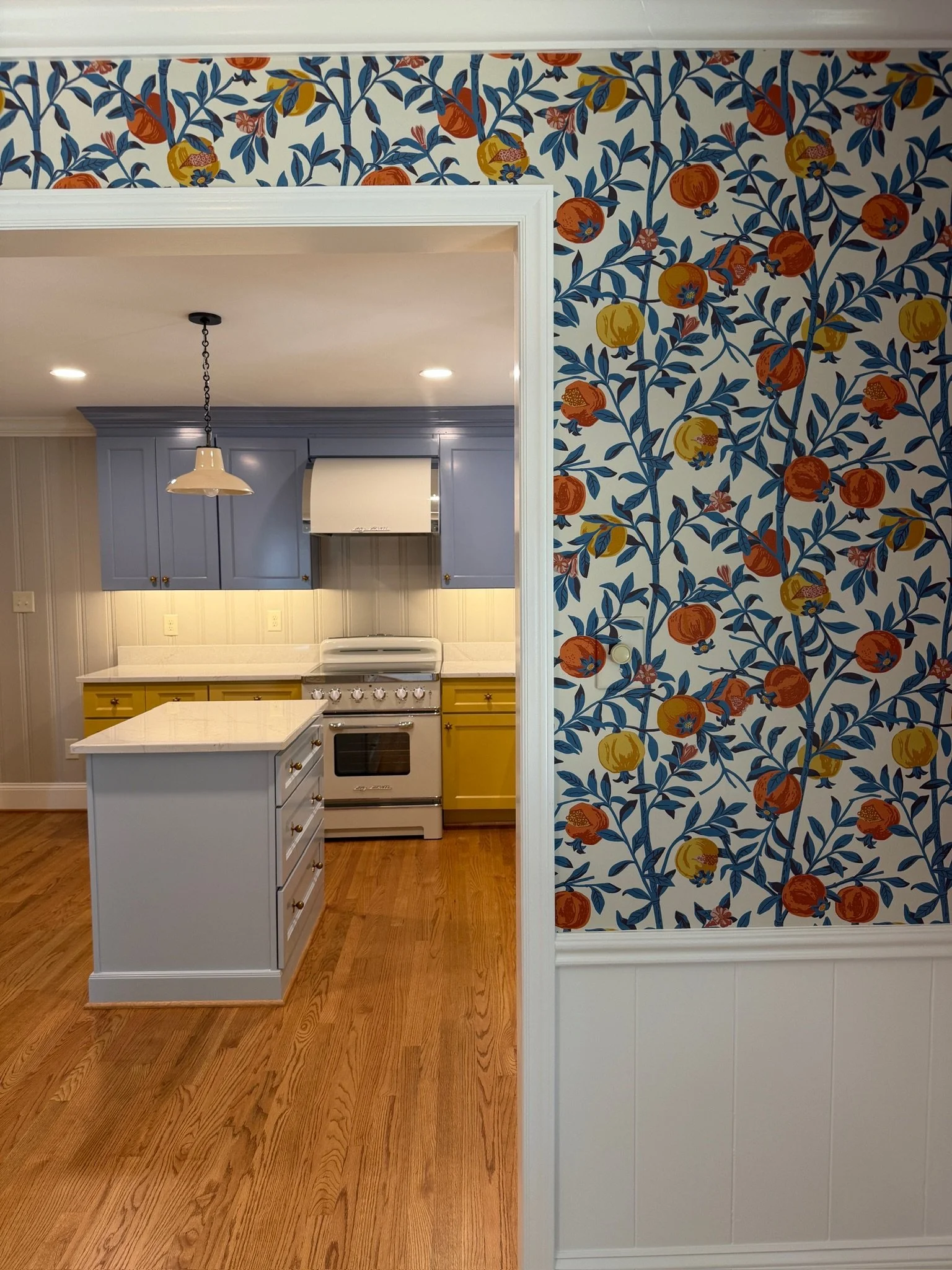 raleigh nc colorful kitchen