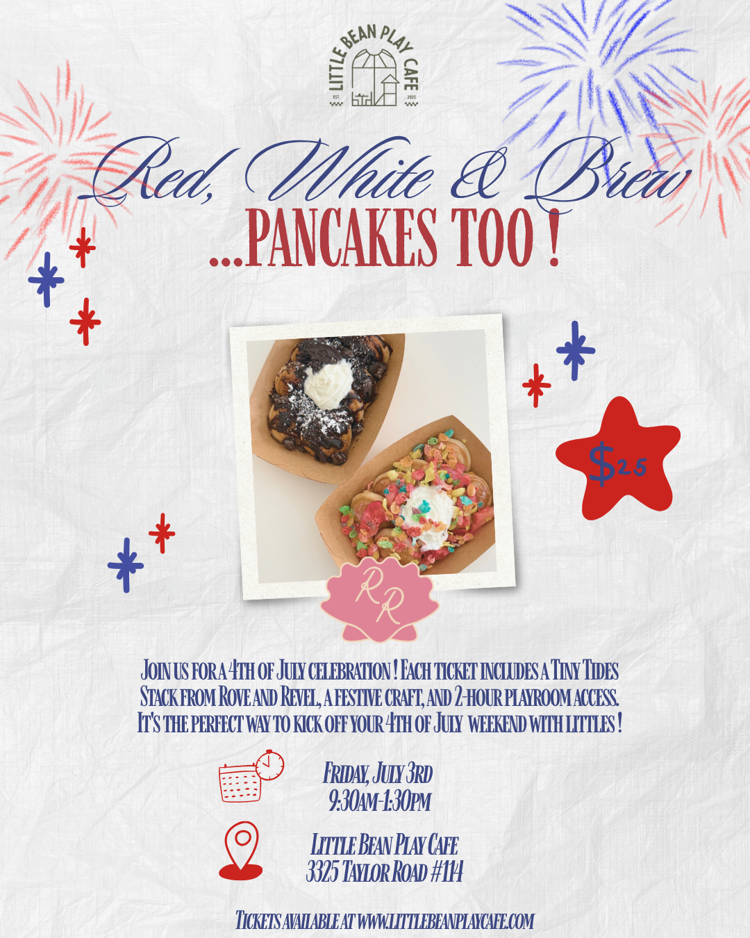 Red, White & Brew...Pancakes Too!