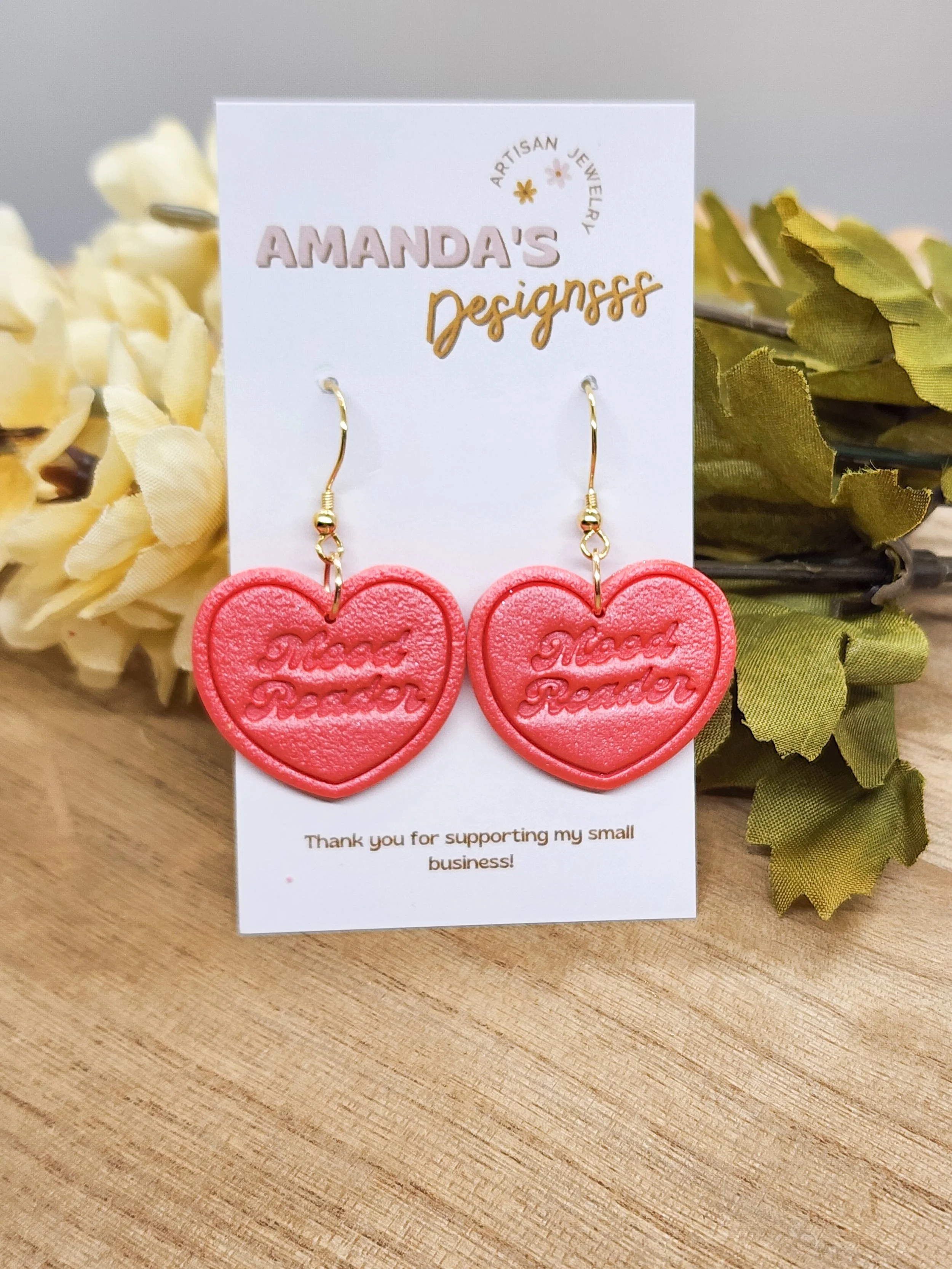 Heart Mood Reader Earrings