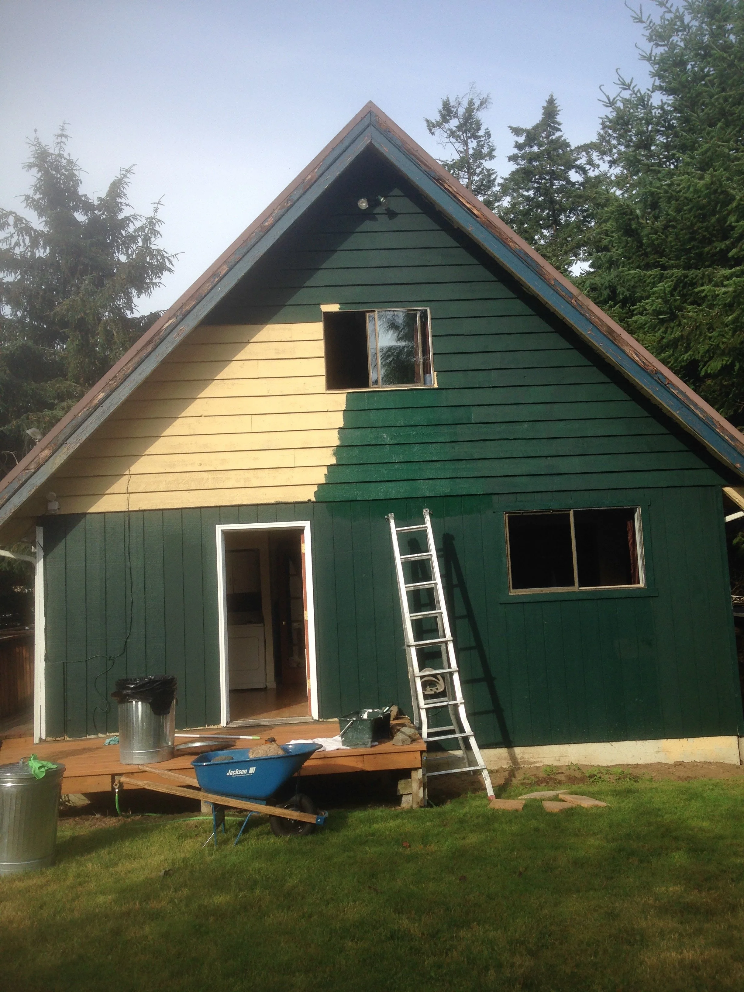 Property painting in progress