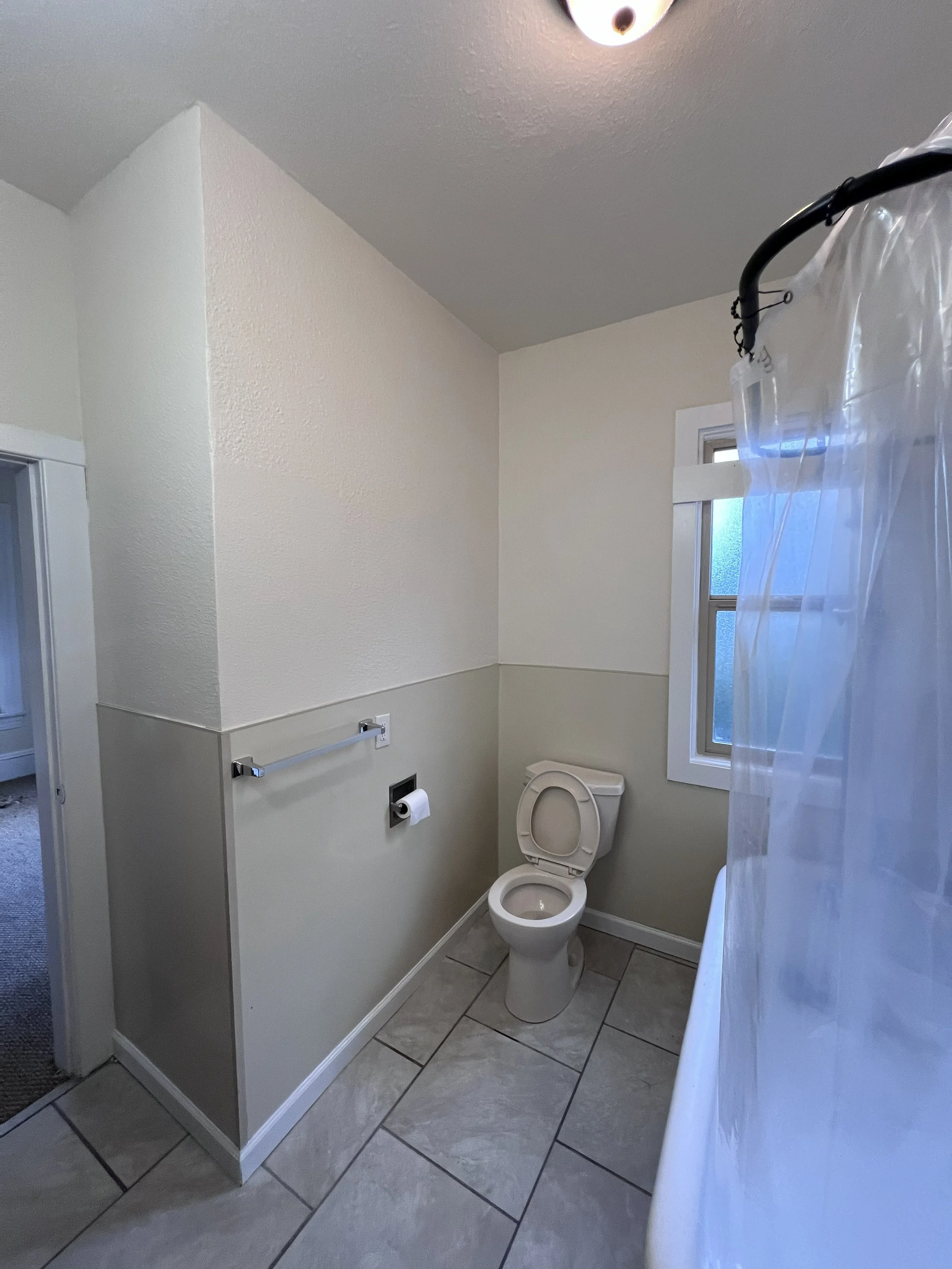 Bathroom after painting