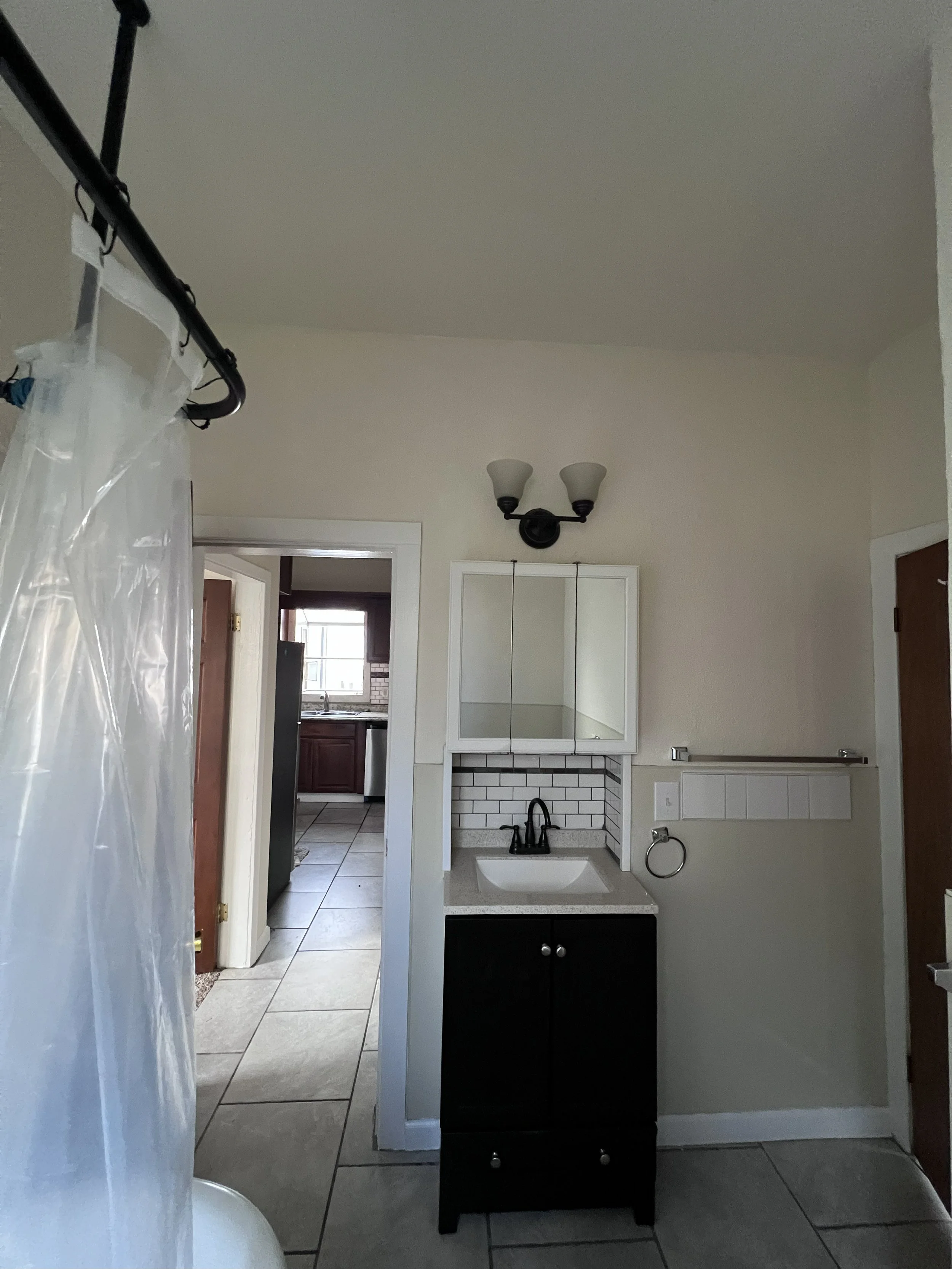 Bathroom after painting