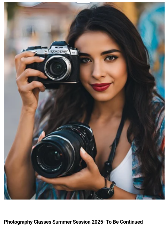 2023 - 2025 Does your 12+ year old have a creative spark or an eye for detail? At Creative Thinkers Project, we offer engaging photography classes designed to teach kids the art of visual storytelling.

Through hands-on learning, expert mentorship, a