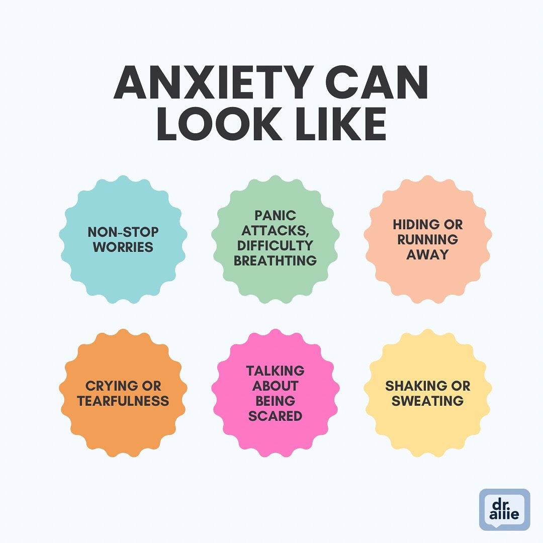 Most parents and caregivers know common signs of anxiety, but anxiety can present differently for everyone! 

Swipe to see some examples of ways that anxiety can affect our mood, body, and behaviors!

____

DISCLAIMER: This post is for educational an