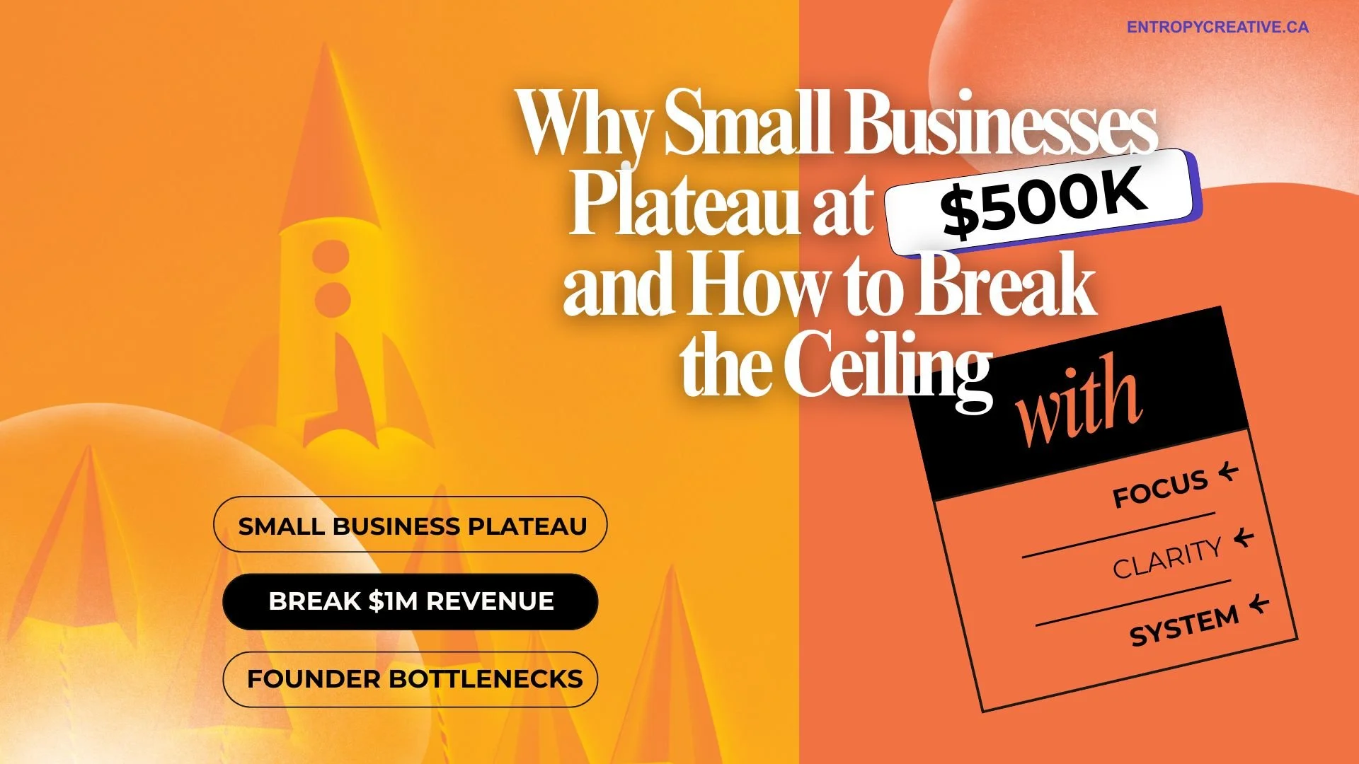 Why Small Businesses Plateau at $500K – and How to Break the Ceiling