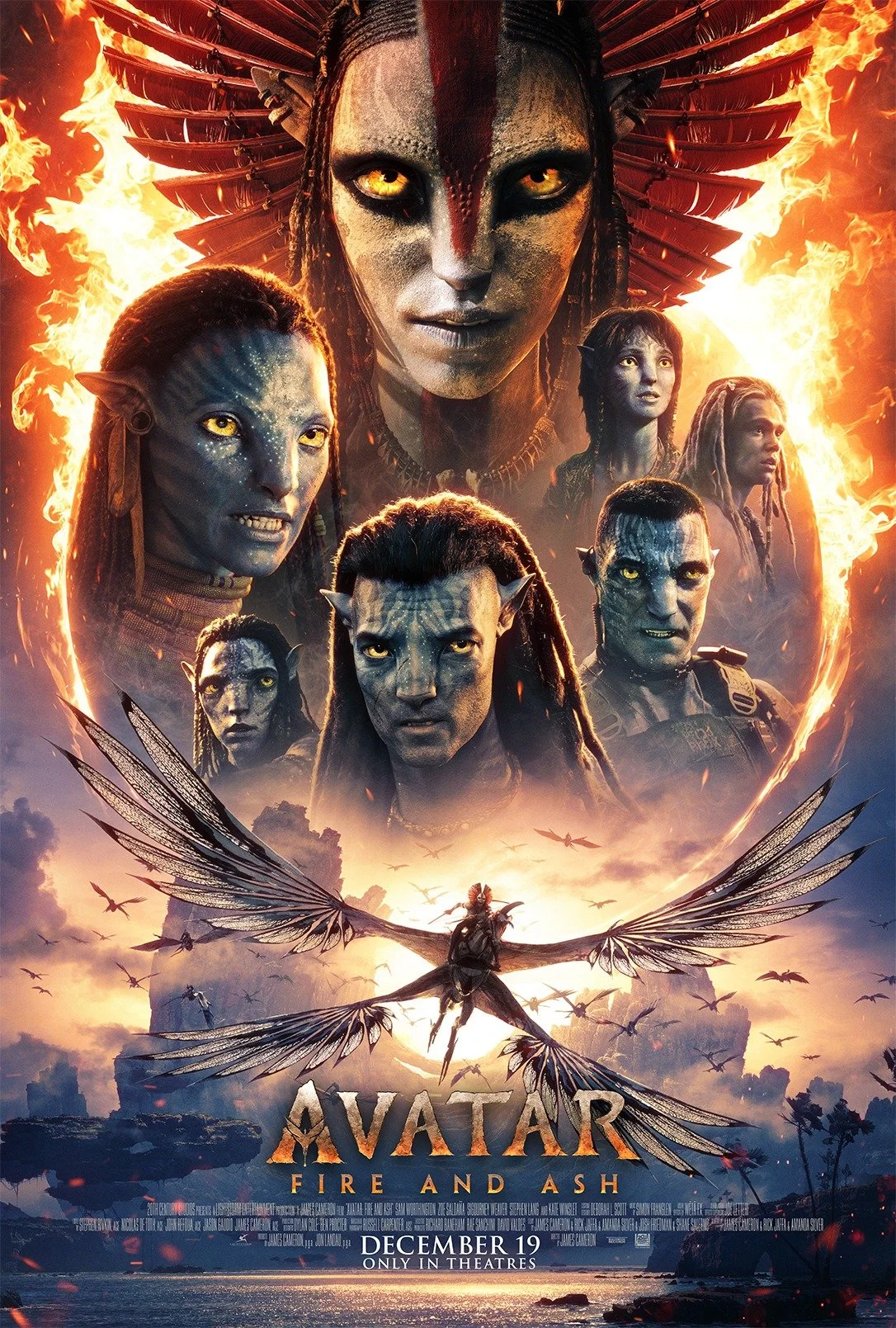 Check out the brand-new poster for Avatar: Fire and Ash. Only in theatres December 19.
