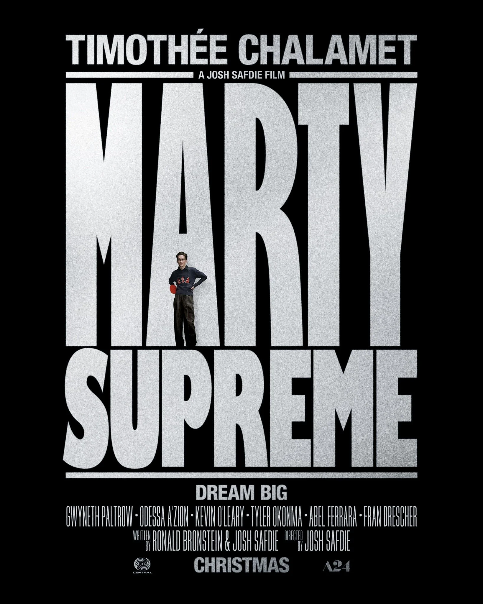 Dream big. MARTY SUPREME, a Josh Safdie film starring Timoth&eacute;e Chalamet. In theaters January 4.