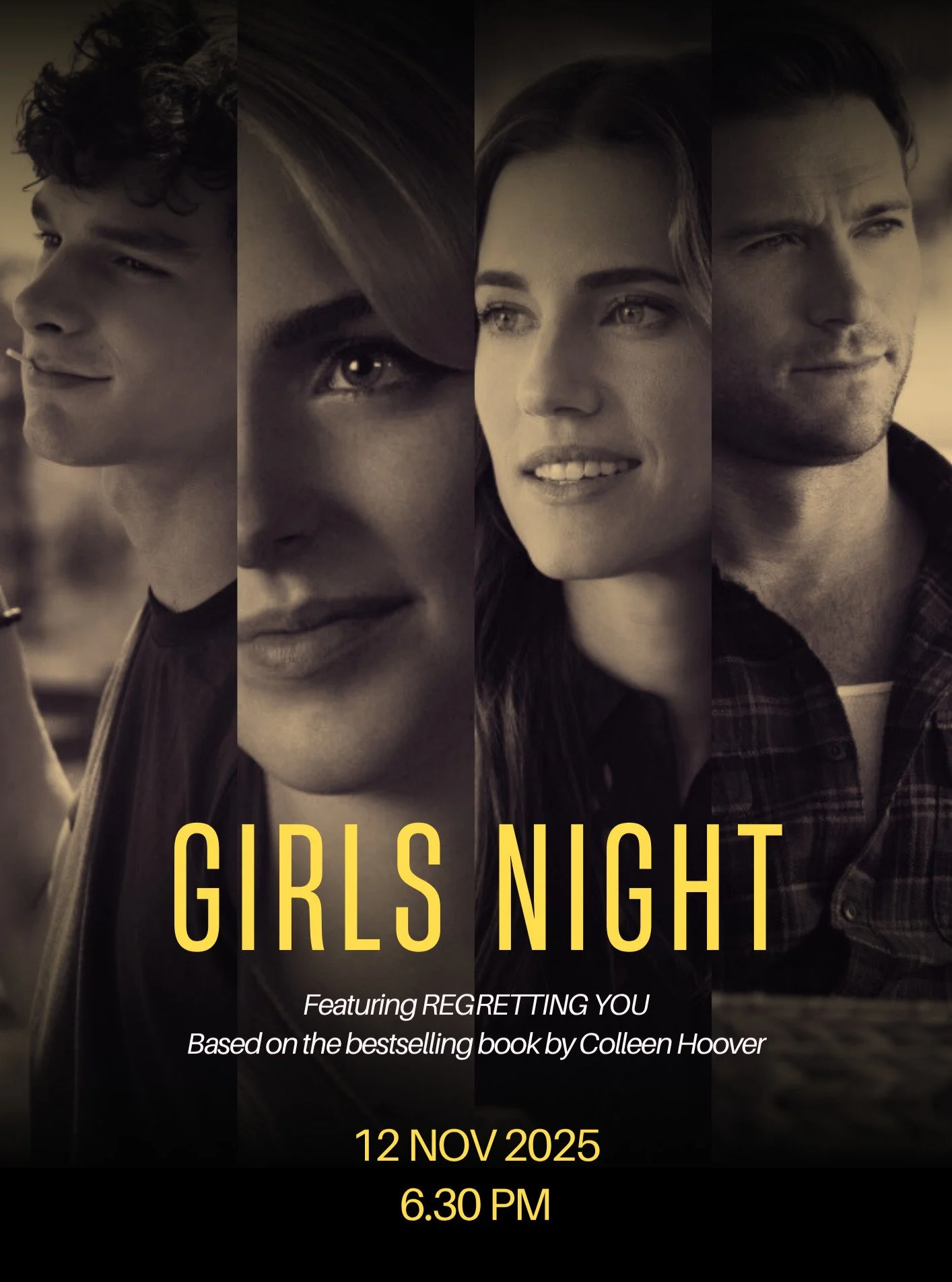 Based on the bestselling book, REGRETTING YOU introduces audiences to Morgan Grant (Allison Williams) and her daughter Clara (Mckenna Grace) as they explore what&rsquo;s left behind after a devastating accident reveals a shocking betrayal and forces 