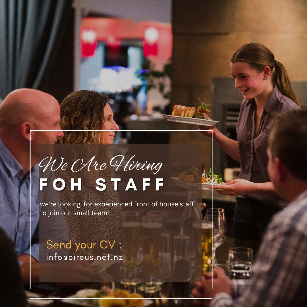 We are Hiring Front of House staff at Circus Cinema!

Circus Cinema is seeking experienced front of house staff to join our team. The ideal candidate will have a background in hospitality and a passion for delivering exceptional service.

If you are 