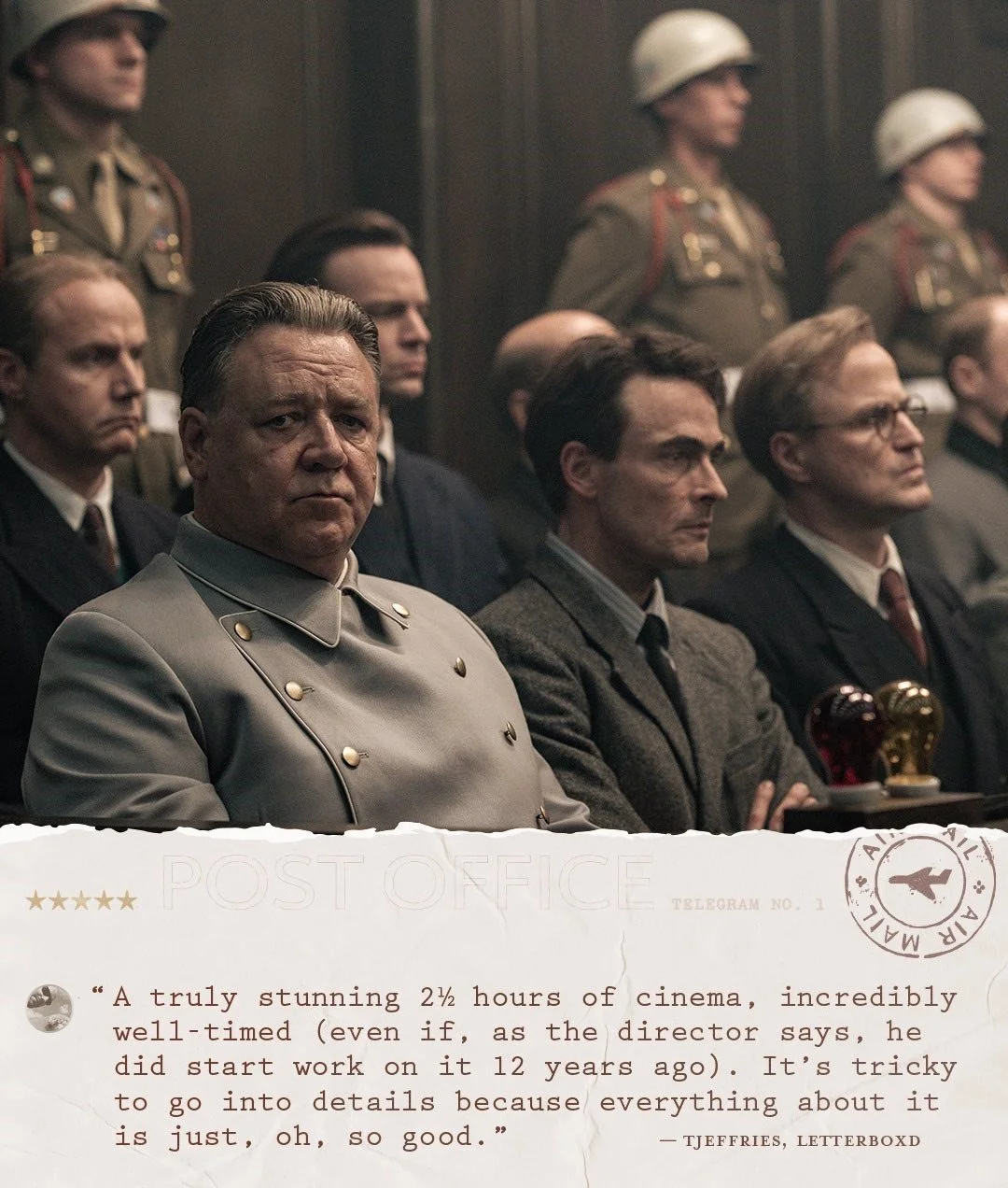 Audiences are gearing up for #NurembergFilm 
From Dec 4 at Circus Cinema.