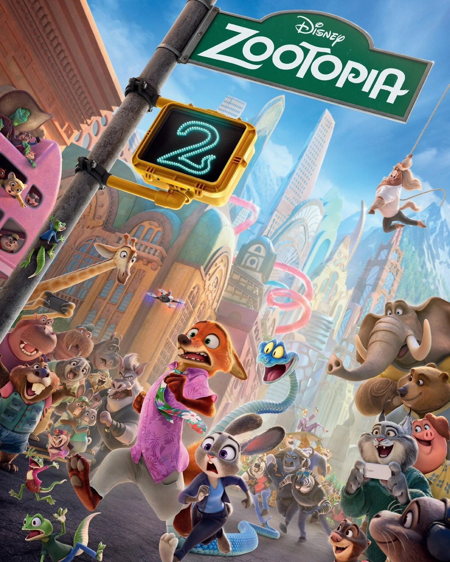 Running wild 🦊🐰🐍 #Zootopia2 is coming to theaters November 27!