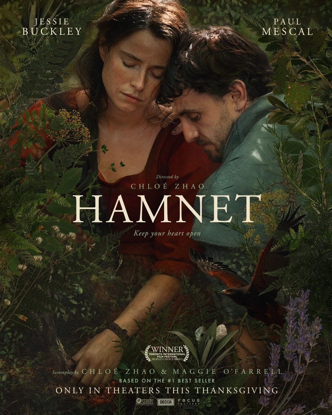 The untold love story that inspired Shakespeare&rsquo;s greatest masterpiece. Jessie Buckley and Paul Mescal star in HAMNET, directed by Academy Award winner Chlo&eacute; Zhao.