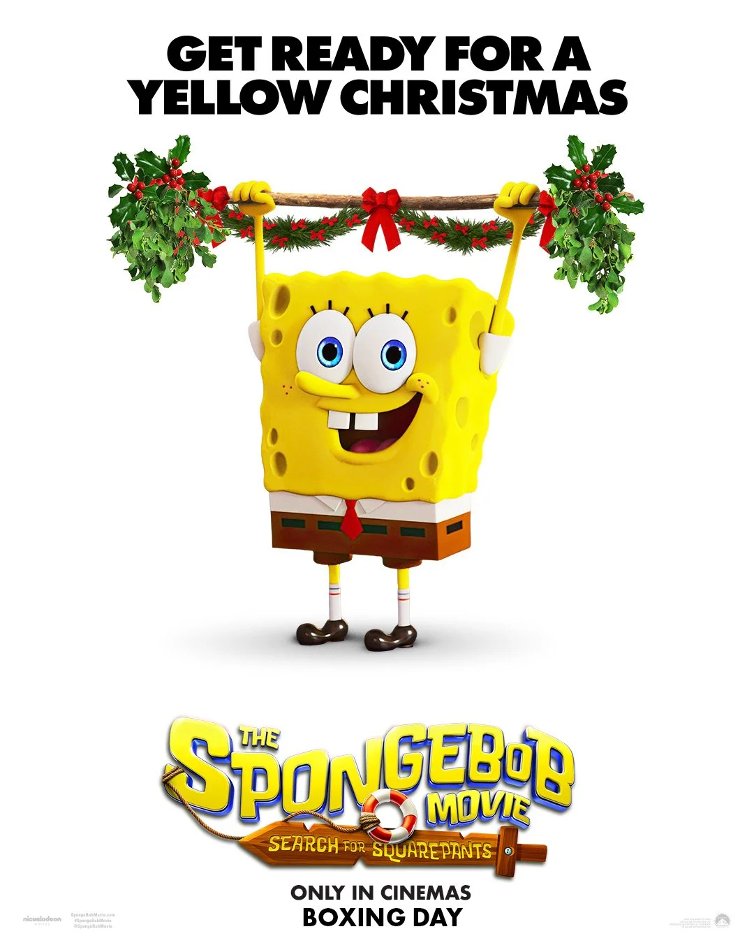 Get ready for a BIG, YELLOW CHRISTMAS 🧽🎄
