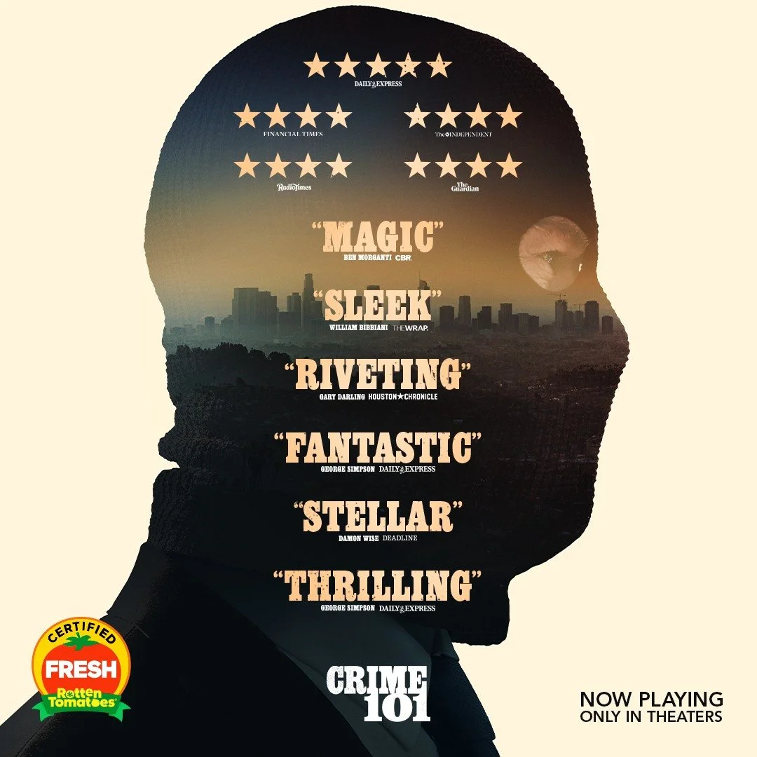 #Crime101 has it all, experience it now playing at Circus Cinema.