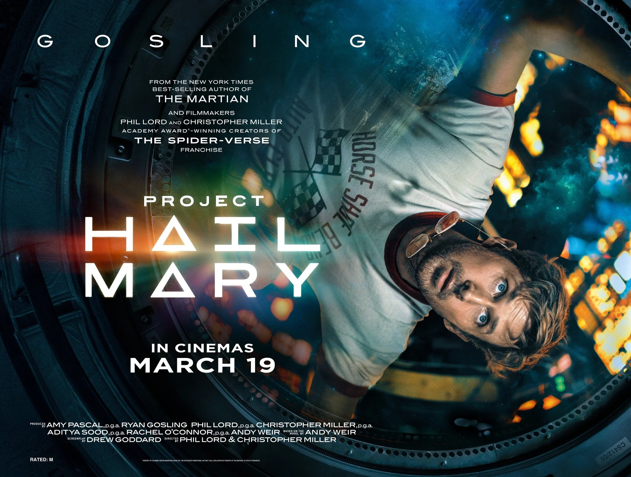 From Academy Award&reg; winning filmmakers Phil Lord and Christopher Miller comes #ProjectHailMary, starring Academy Award&reg; nominee Ryan Gosling. Coming soon!