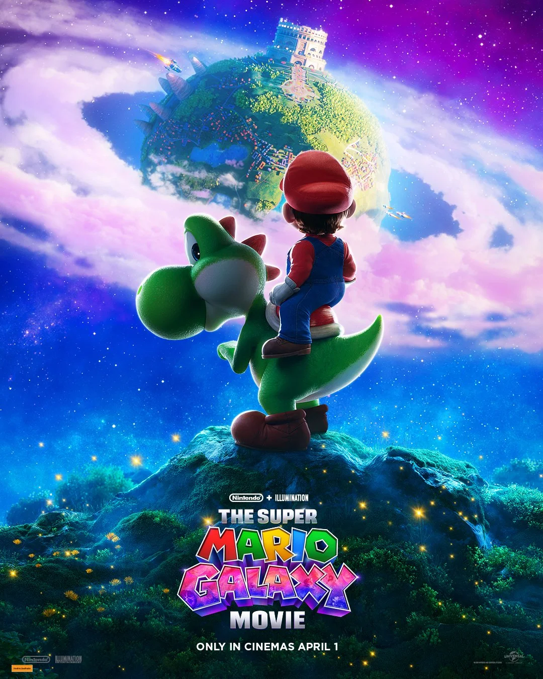 There&rsquo;s a whole galaxy just waiting to be explored. The Super Mario Galaxy Movie is only in theaters April 1.