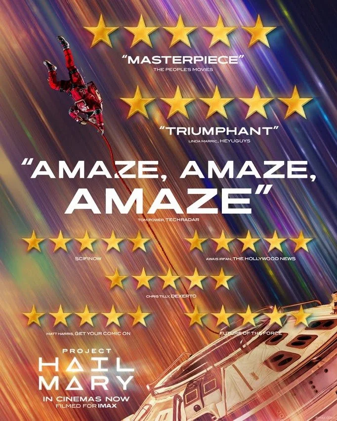 Get ready to be amaze amaze amazed. ⭐

Experience #ProjectHailMary only in cinemas and IMAX NOW!