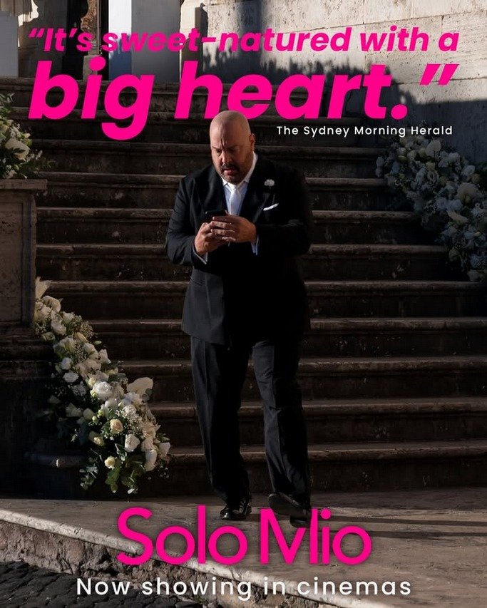 SOLO MIO is now showing in cinemas! 💍
ㅤ
STARRING Kevin James, Nicole Grimaudo, Kim Coates and more.
ㅤ
&ldquo;It&rsquo;s rare to find an American movie which approaches mature-age romance as engagingly as this one. It&rsquo;s sweet-natured with a big