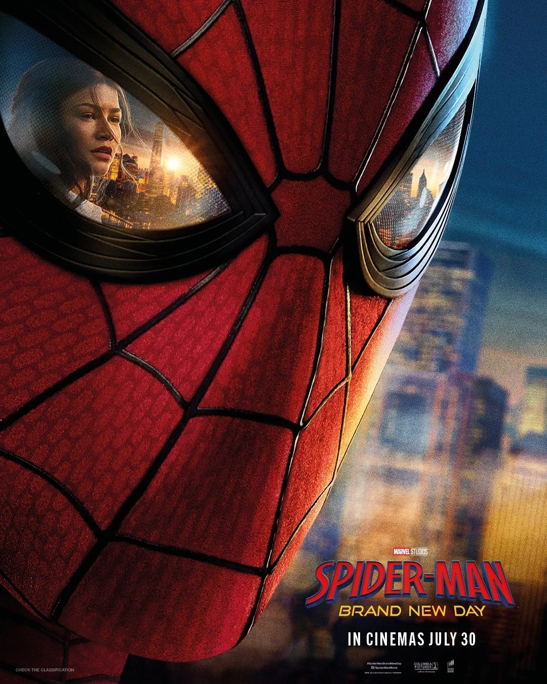 New teaser poster for Spider-Man: Brand New Day. In theatres July 30. 🕷️