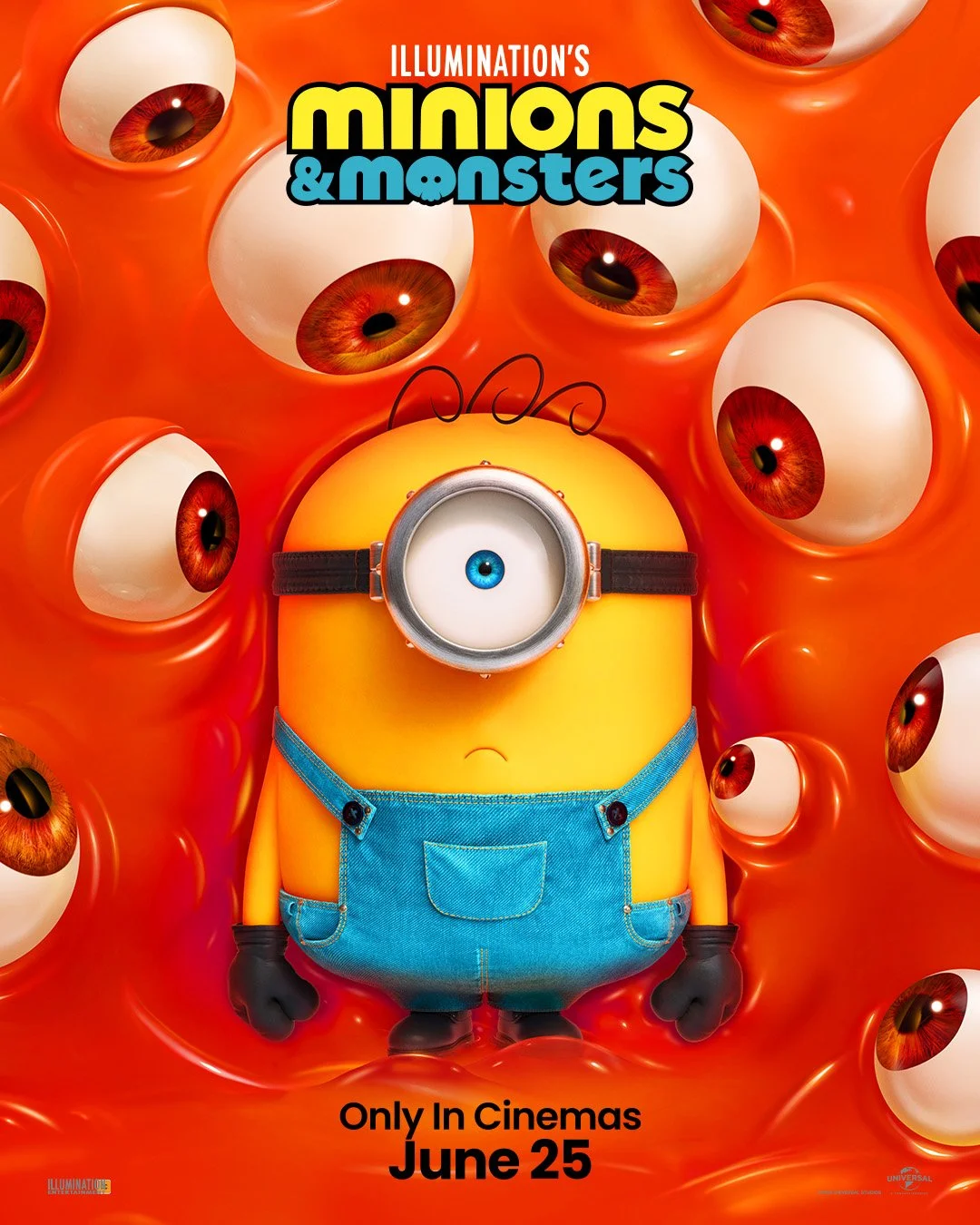Who&rsquo;s got eyes on James? See Minions &amp; Monsters, only in theaters June 25!