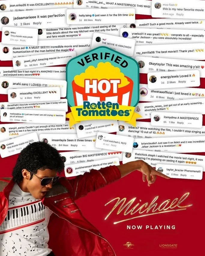 Everyone&rsquo;s talking about MICHAEL. Get tickets to #MichaelMovie &ndash; now playing in cinemas.