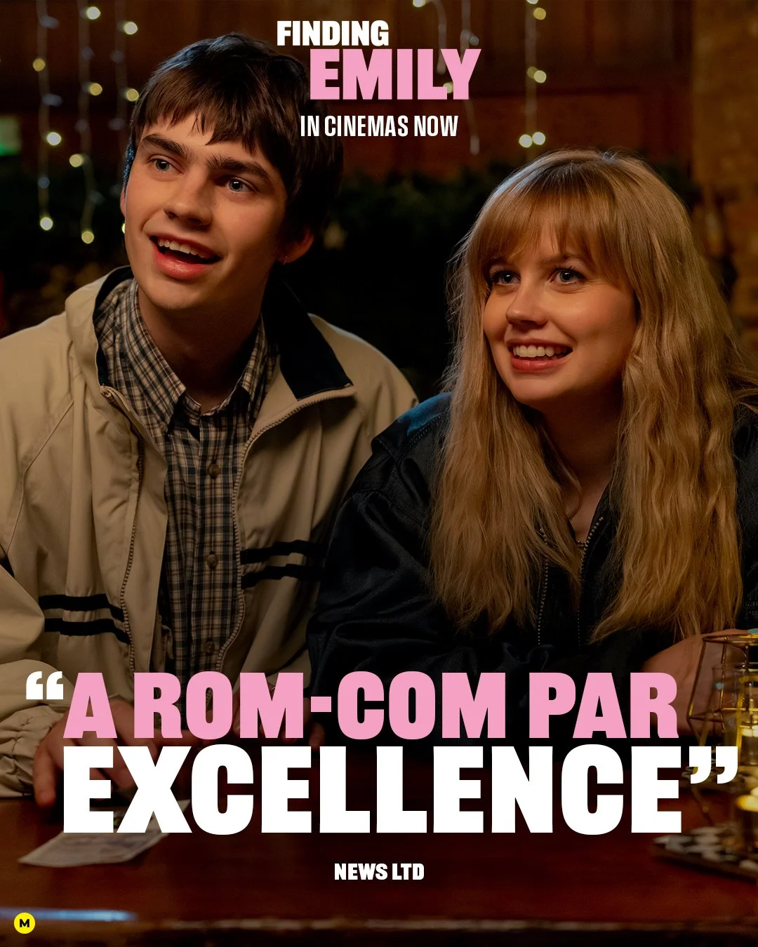 The people have spoken! #FindingEmily is "hopelessly charming" &ndash; in cinemas now.