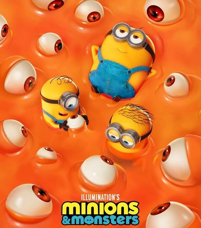 Here's looking at you, buddies. See Minions &amp; Monsters, only in theaters 25 June.