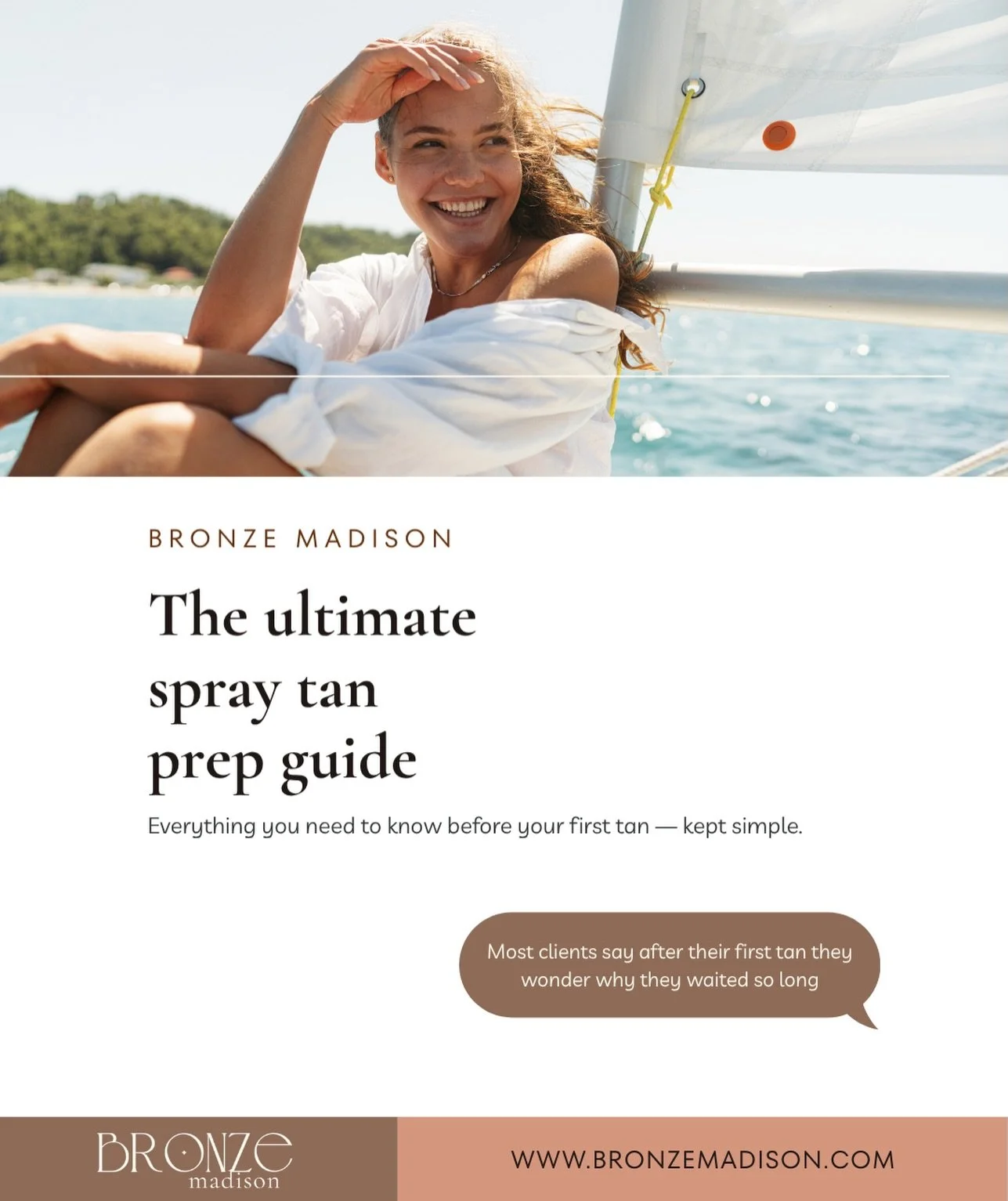 The biggest question we always get asked: &ldquo;How long is my spray tan going to last?&rdquo;

Honestly? It depends most entirely on your prep and aftercare. Skin that&rsquo;s exfoliated &amp; hydrated before hand holds color longer and fades evenl