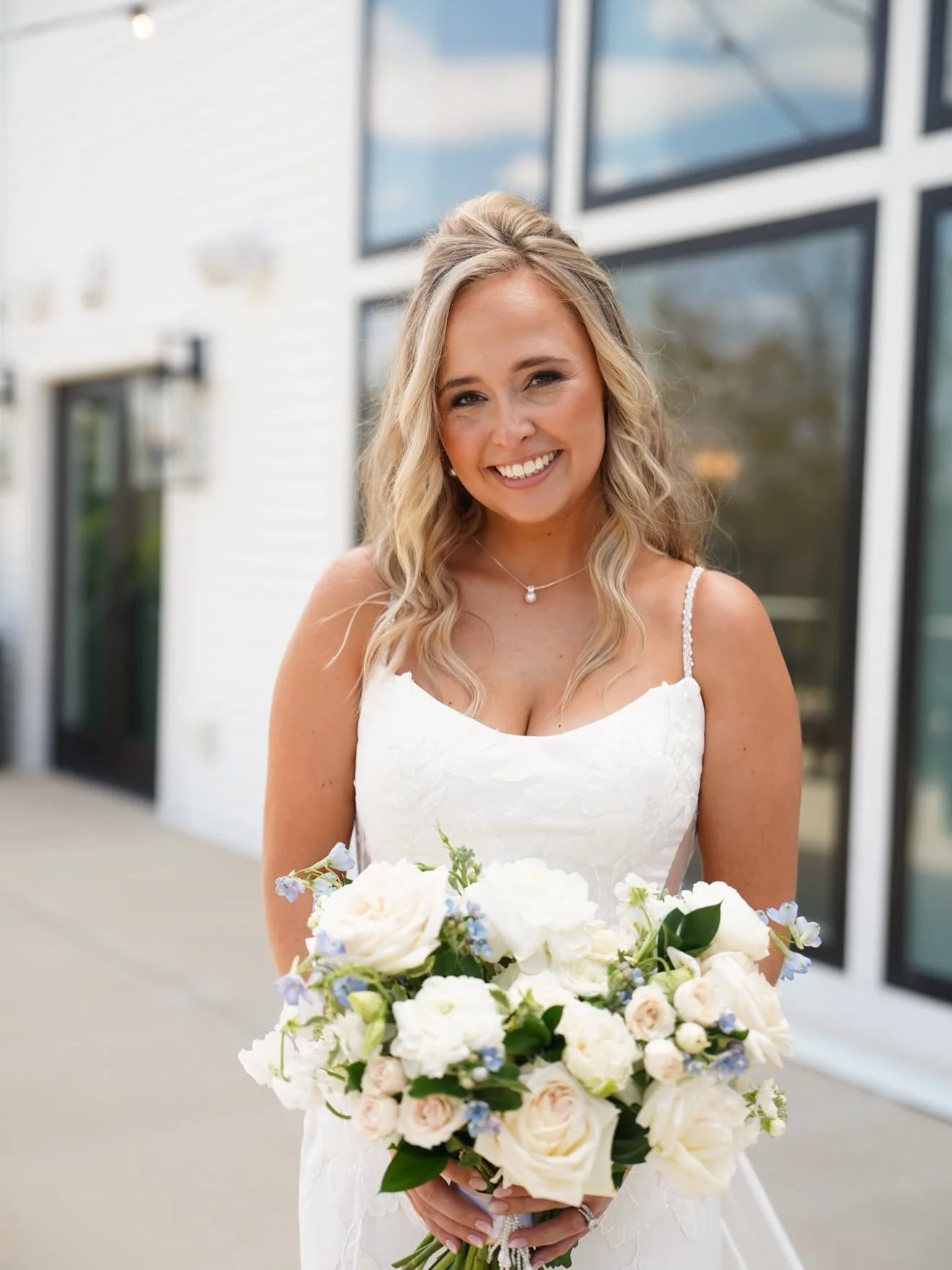May you find your forever. May you find your dream dress. May you find your people 🤍

And may you find us for your wedding day glow ✨

This beautiful bride, Courtney, traveled back to Madison from Florida for her wedding, which meant we didn&rsquo;t