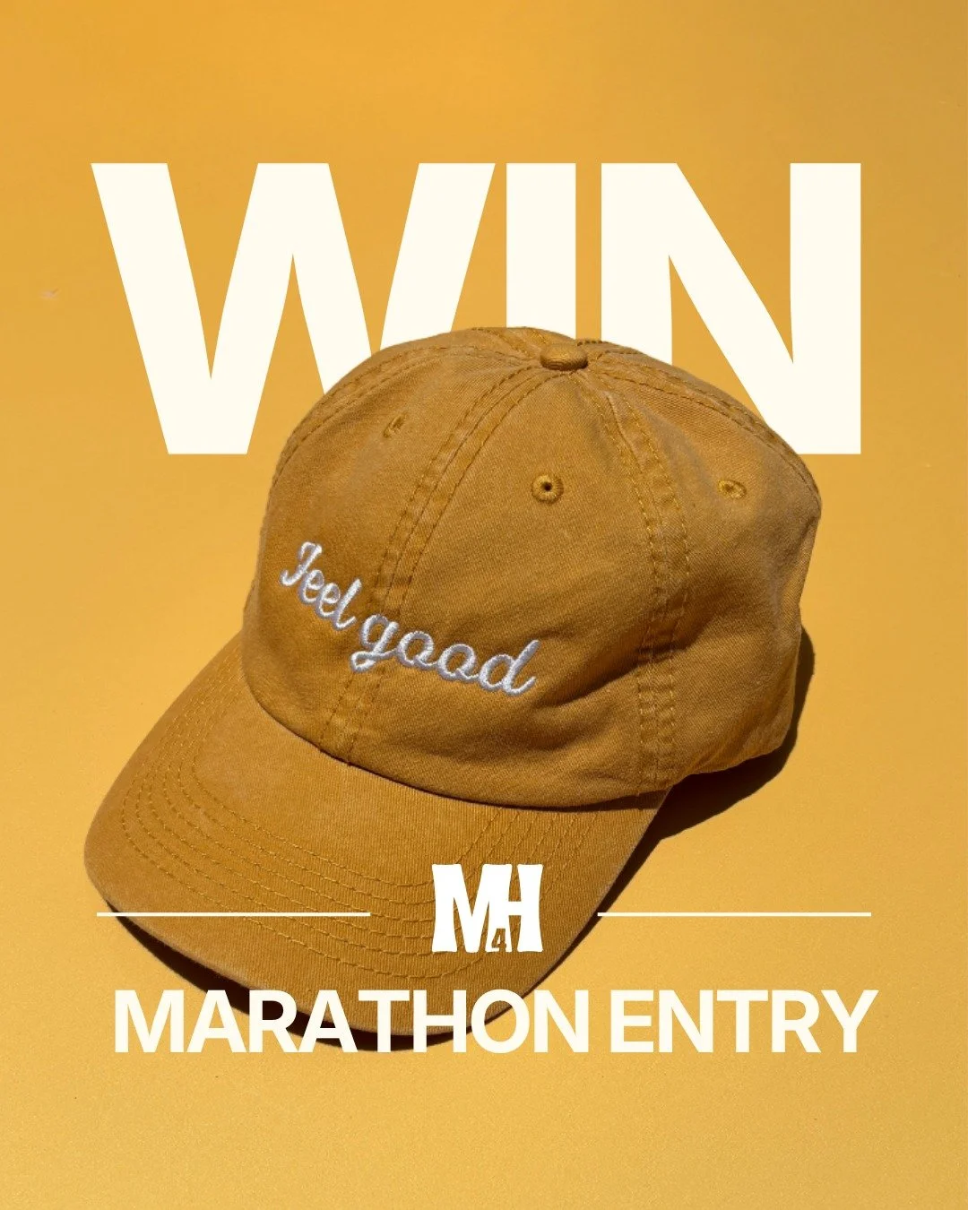 Giveaway time!

We're giving one person a feel good cap and a 2026 marathon entry to get their year started properly.

To enter: Like this post, follow us, and tag your running bestie. Good luck!