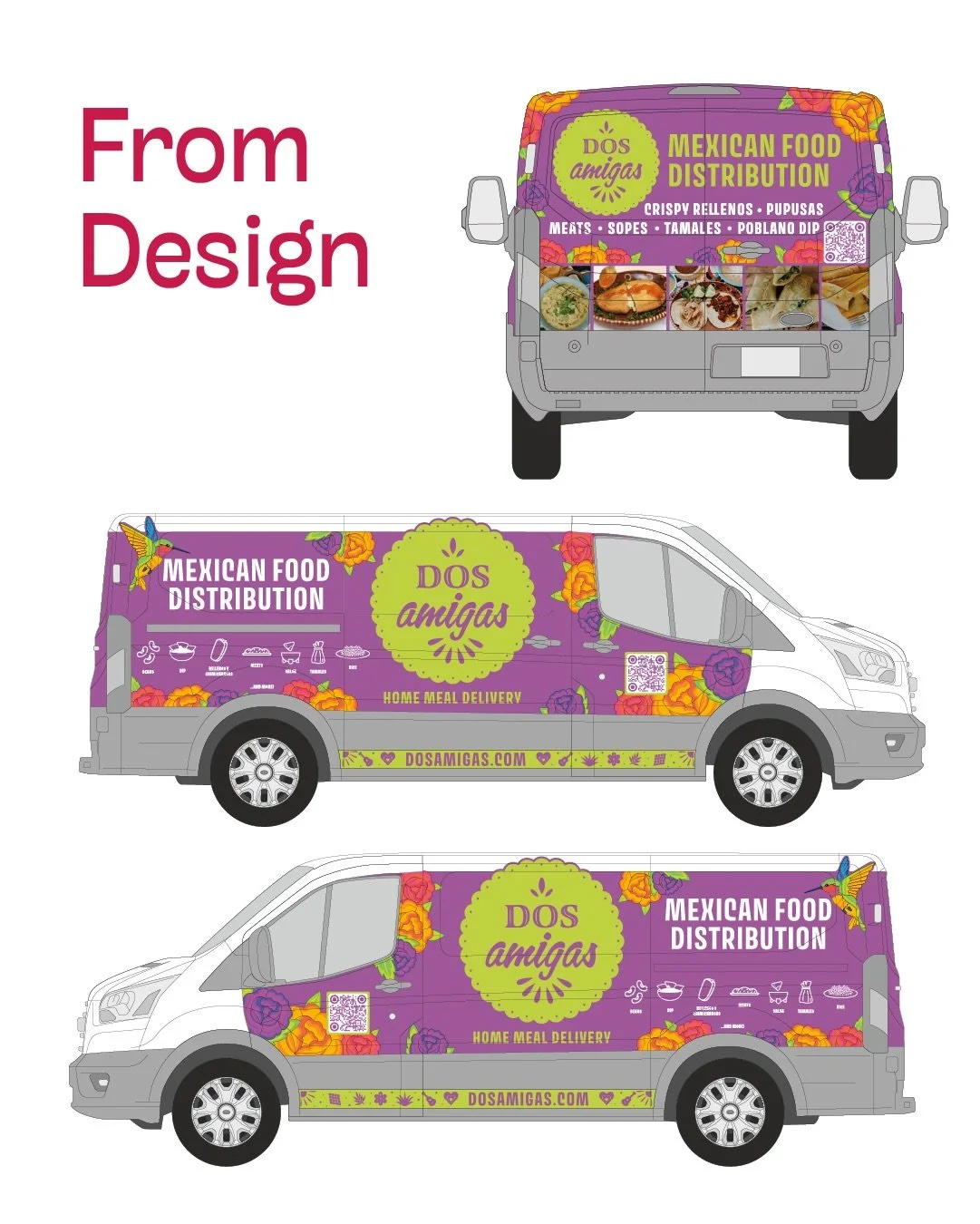 So fun to get to see projects come to life like this 🤩 

@dosamigasmeals was one of my very first clients for my own business and I am honored to still get to work with them! 💜💚💛

If you are in the Denver area, you must order their food for home 