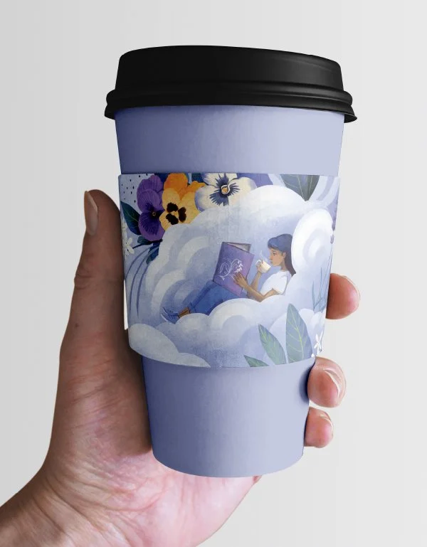 .Sleeve design (beautiful illustration by Amanda Lenz)
