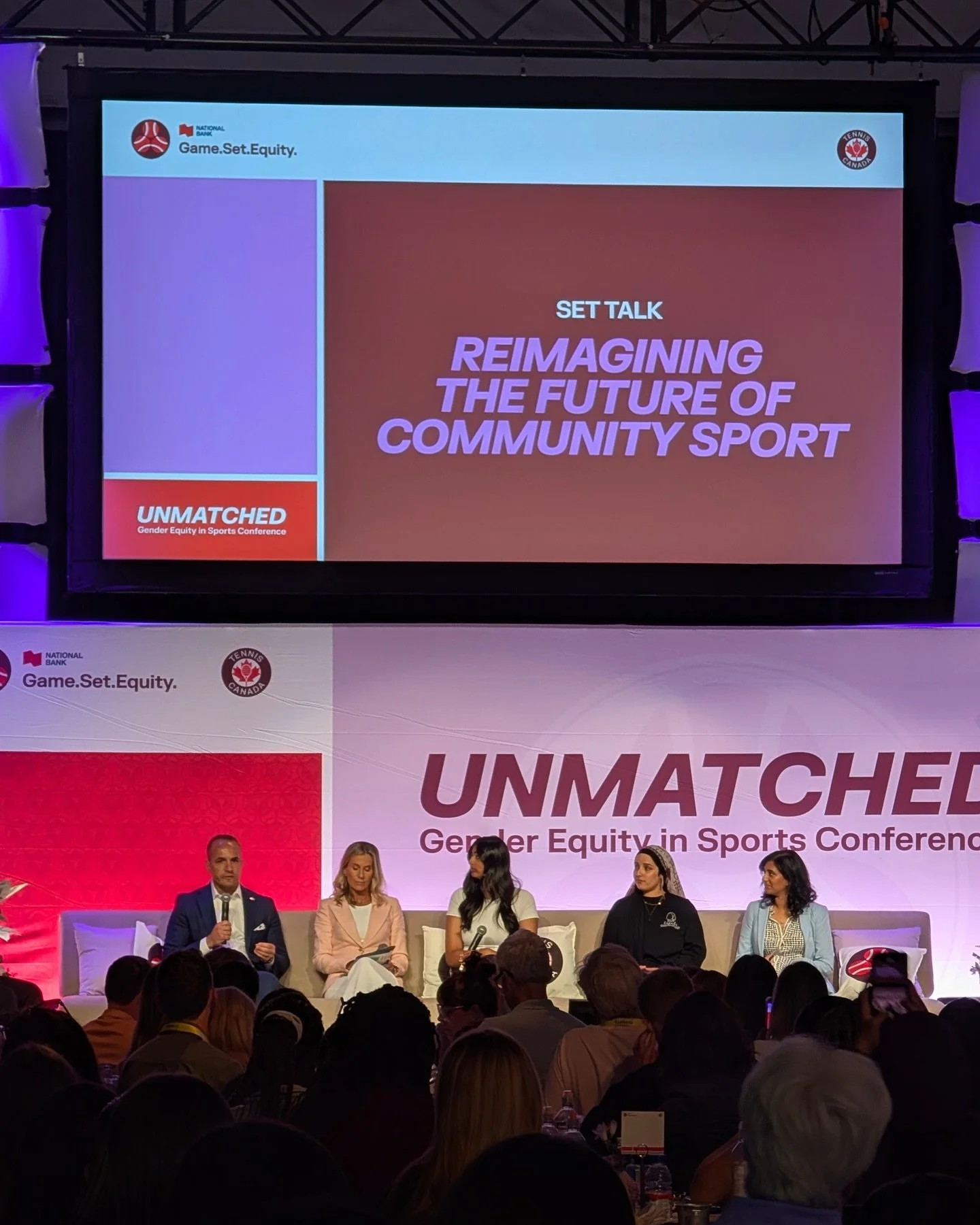 we&rsquo;re so honoured that hijabi ballers was part of this year&rsquo;s unmatched: gender equity in sports conference presented by @tenniscanada and @nbotoronto.

our founder &amp; executive director amreen kadwa (@amreenkadwa) &amp; board chair ha